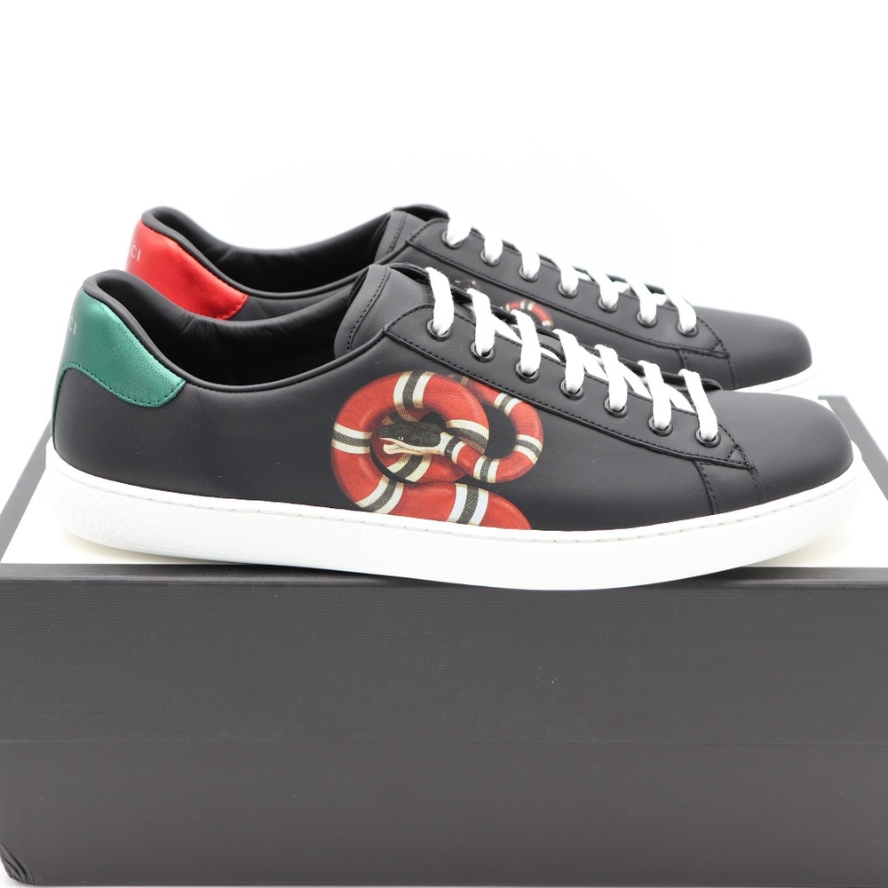 $SOLDEbay$ GUCCI Ace Kingsnake Print Sneakers - Picture 5 of 8